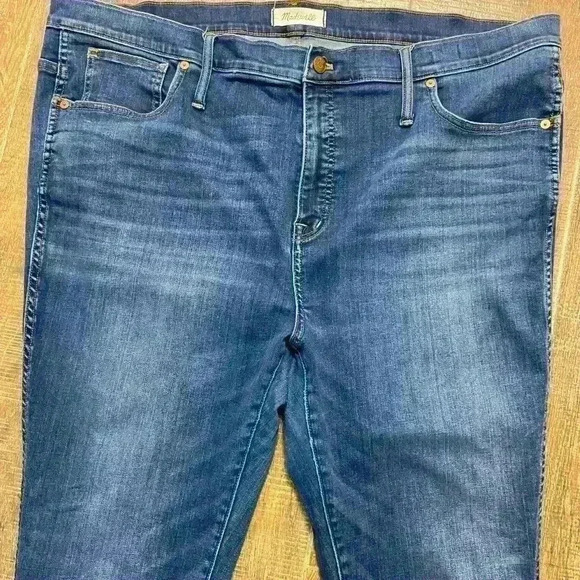 Madewell 10” high rise skinny jeans stretchy Sz 36 - Picture 4 of 7